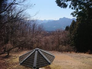 小根山森林公園の見晴らし台からの風景写真